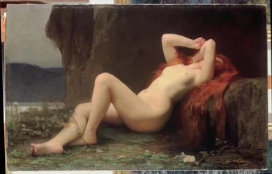 Maria Magdalena in der Höhle, 1876